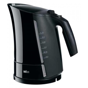 ელექტრო ჩაიდანი Braun WK300 ONYX, 2200W, 1.7L, Electric Kettle, Black