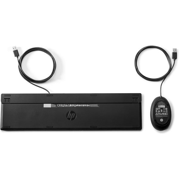 კლავიატურა + მაუსი HP 9SR36AA, Wired, USB, Keyboard And Mouse, Black