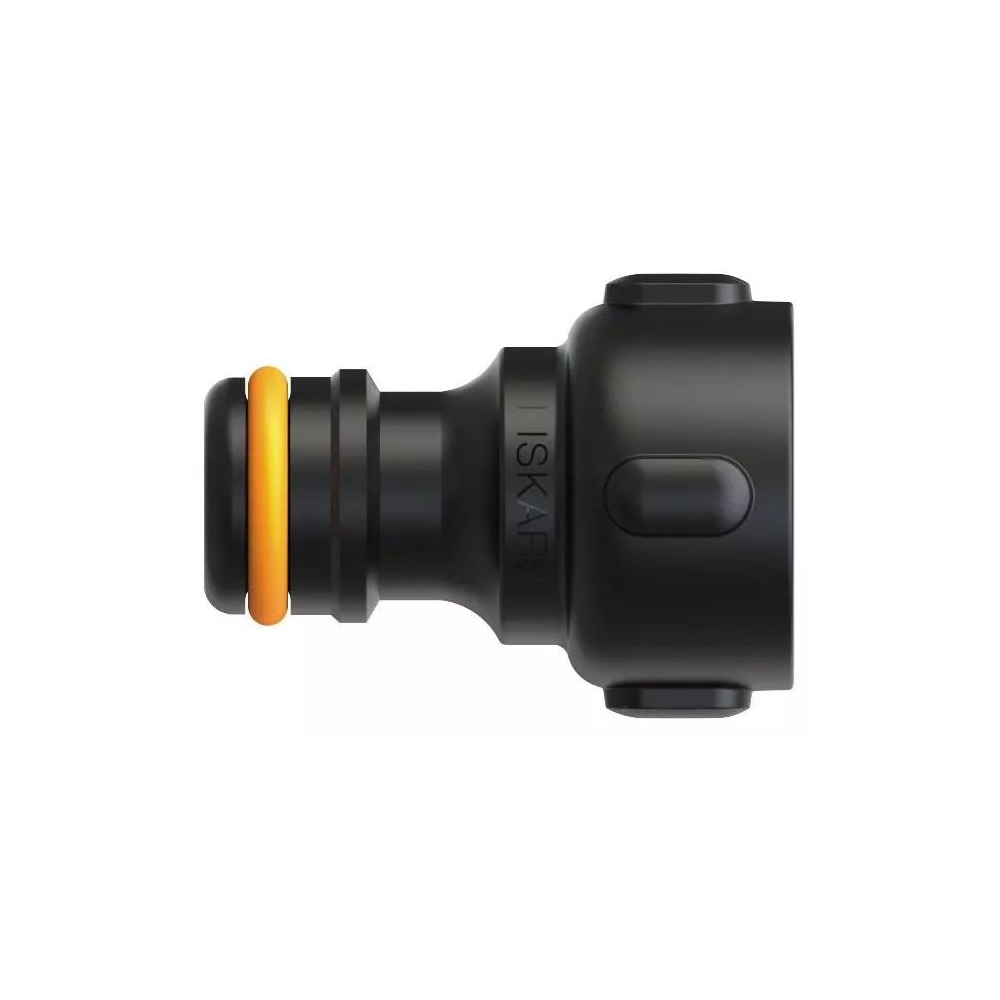 Fiskars 1027090, 4Pcs, Irrigation Nozzle Set, Black/Orange