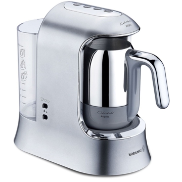 ყავის აპარატი Korkmaz A862-05 Kahvekolik Aqua, 700W, Coffee Maker, Inox/Chrome