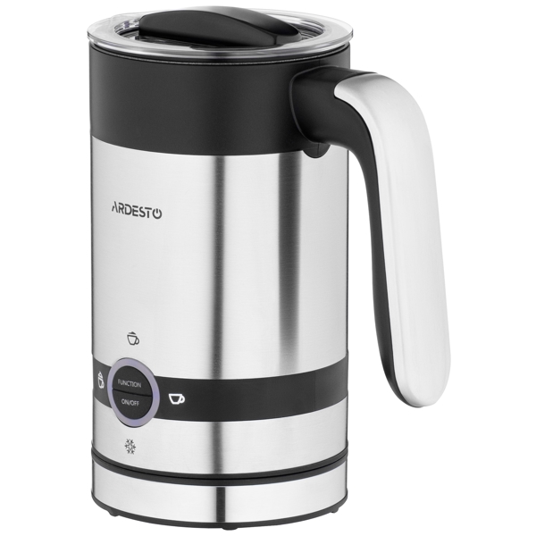 რძის ამომყვანი Ardesto MBC-D450, 450W, 200ML, Milk frother, Silver