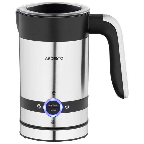 რძის ამომყვანი Ardesto MBC-D450, 450W, 200ML, Milk frother, Silver