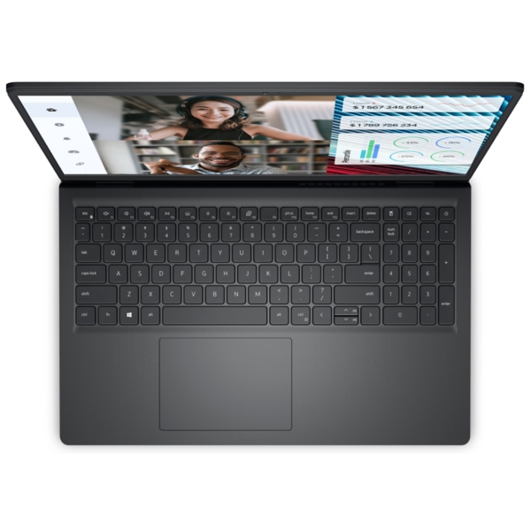 Dell Vostro 3520, 15.6", i5-1235U, 16GB, 512GB SSD, Integrated, Black