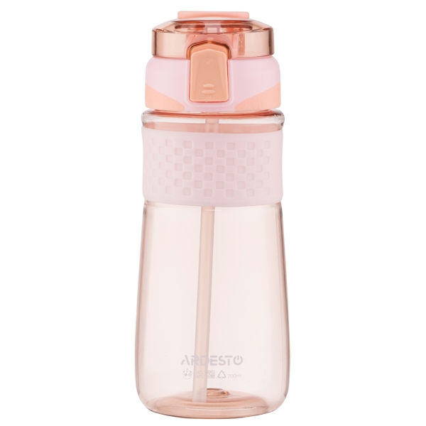 წყლის ბოთლი Ardesto AR2270PP, 0.7L, Water Bottle, Pink