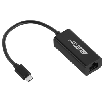 USB ადაპტერი 2E 2E-U2085T, USB-C Male To Gigabit Ethernet, Adapter, Black