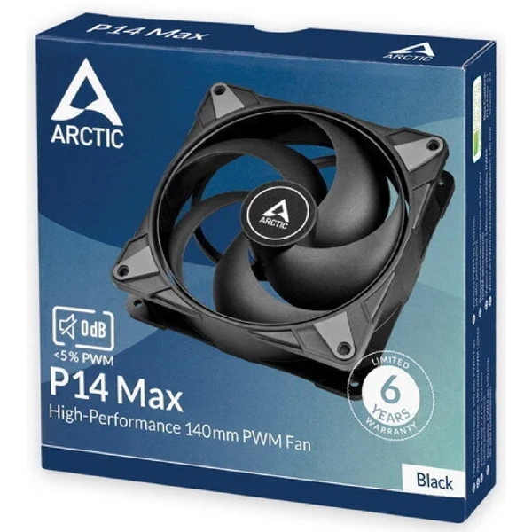 ქულერი Arctic ACFAN00287A P14 MAX, 140mm, 2800RPM, Cooler, Black