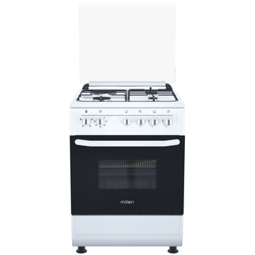 გაზქურა Millen FT6310GBZW, 3 Gas, Oven, White