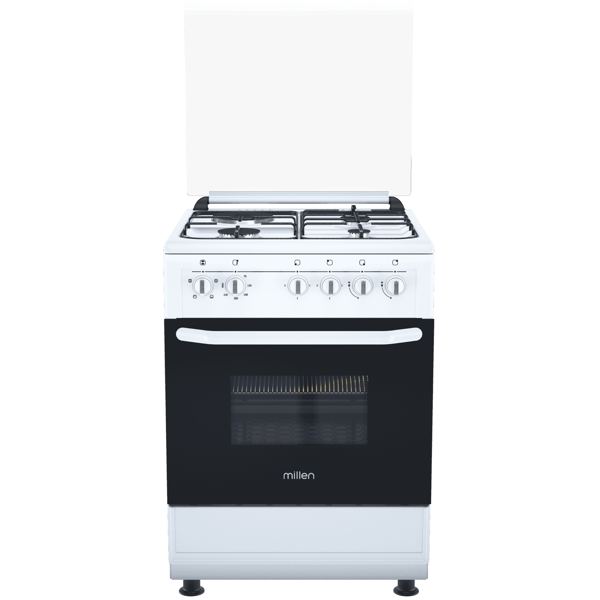 Millen FT6310GBZW, 3 Gas, Oven, White