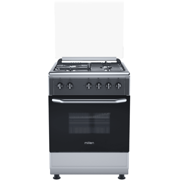 გაზქურა Millen FT6310GAZM, 3 Gas+ 1 Electric, Gas Cooker, Cast Iron