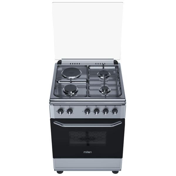 გაზქურა Millen FT6310GAZM, 3 Gas, Oven, Cast Iron