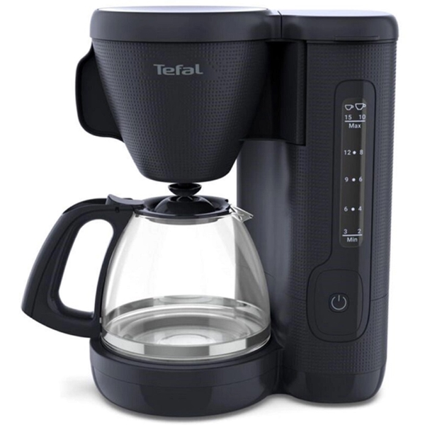 Tefal CM2M0810, 1000W, 1.25L, Coffee Machine, Black