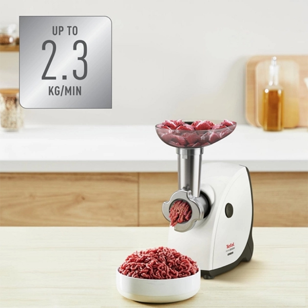 Tefal NE463138, 2000W, Meat Grinder, White