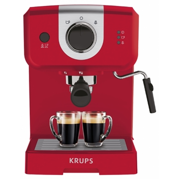 Krups XP320530, 1.5L, Coffee Machine, Red