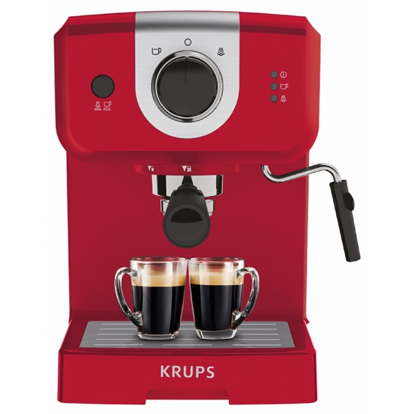 ყავის აპარატი Krups XP320530, 1.5L, Coffee Machine, Red