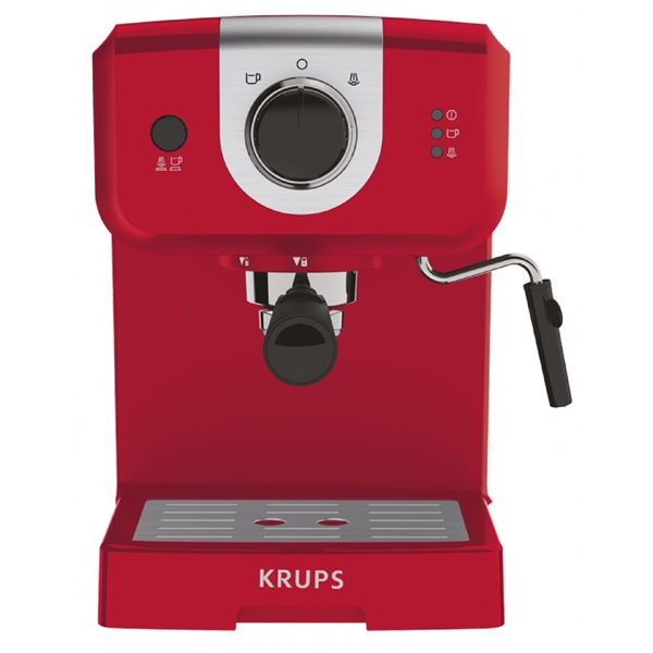 Krups XP320530, 1.5L, Coffee Machine, Red