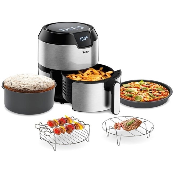 აეროგრილი Tefal EY401D15, 1500W, 4.2L, Air Fryer, Silver