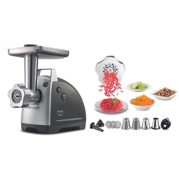 ხორცსაკეპი Tefal NE688837, 2200W, Meat Grinder, Black/Grey