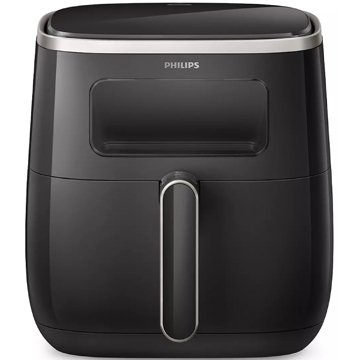 Philips HD9257/80, 1700W, 5.6L, Air Fryer, Black