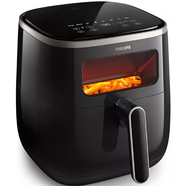 აეროგრილი Philips HD9257/80, 1700W, 5.6L, Air Fryer, Black