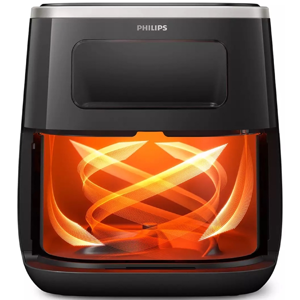 აეროგრილი Philips HD9257/80, 1700W, 5.6L, Air Fryer, Black