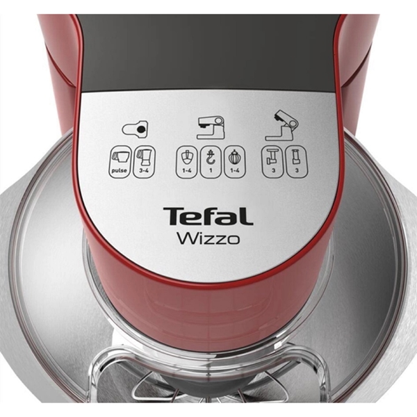 სამზარეულოს კომბაინი Tefal QB317538, 1000W, 4L, Food Processor, Red