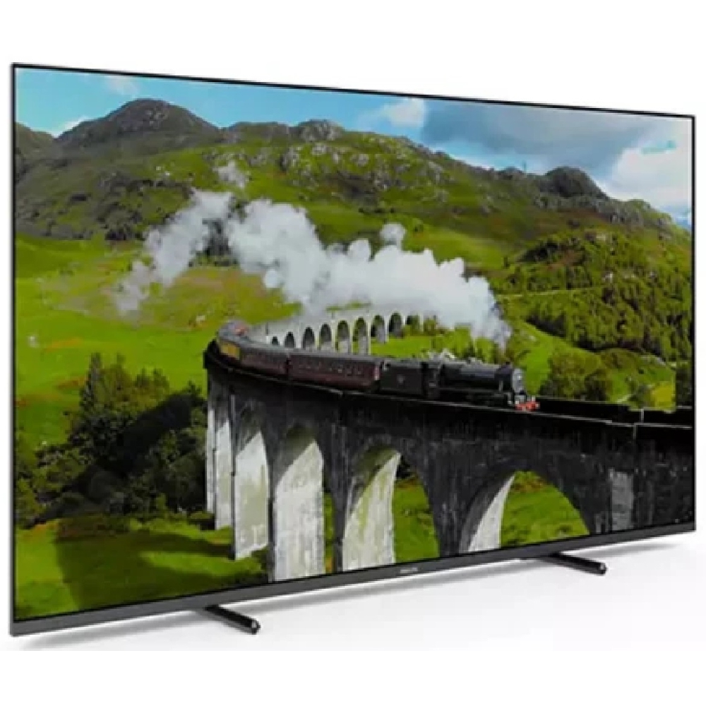 ტელევიზორი Philips 55PUS7608/12, 55", 4K UHD, Smart TV, USB, HDMI, LAN, BT, WIFI, Black