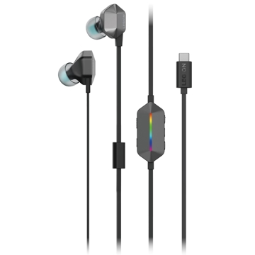 ყურსასმენი Lenovo GXD1N40797 Legion E510, Gaming Headphones, Wired, Type-C, Stormy Grey