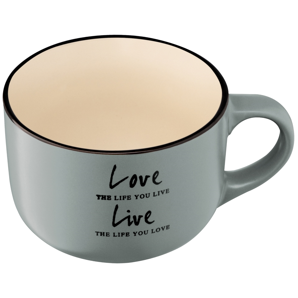 ჭიქა Ardesto AR3478BL, 550ml, Mug, Blue