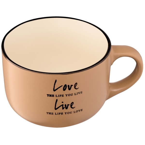 ჭიქა Ardesto AR3478OL, 550ml, Mug, Olive