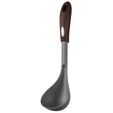 წვნიანის კოვზი Ardesto AR2138PG Gemini, Ladle, Gray/brown