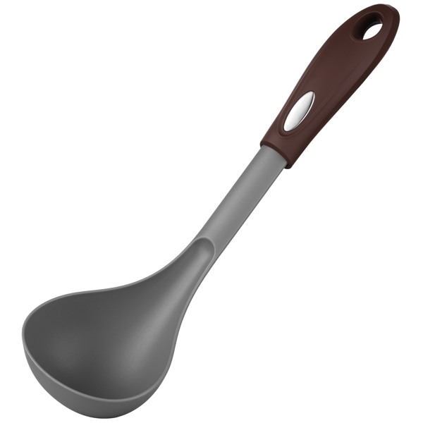 წვნიანის კოვზი Ardesto AR2138PG Gemini, Ladle, Gray/brown