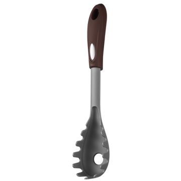 კოვზი სპაგეტისთვის Ardesto AR2155PG Gemini, Spaghetti Spoon, Gray-Brown