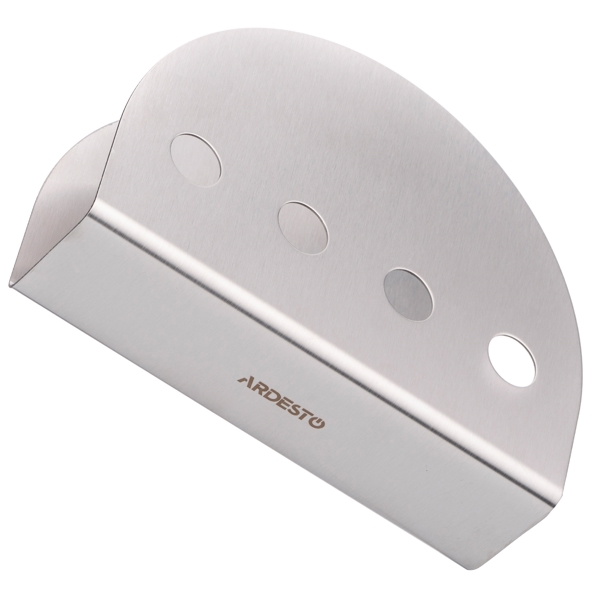 ხელსახოცის ჩასადები Ardesto AR0909G Gemini, Napkin Holder, Silver