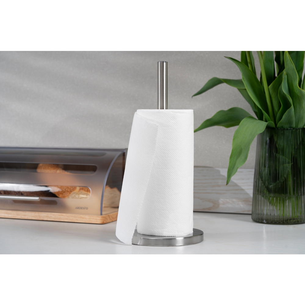 Ardesto AR0913SS Gemini, Paper Towel Holder, Silver