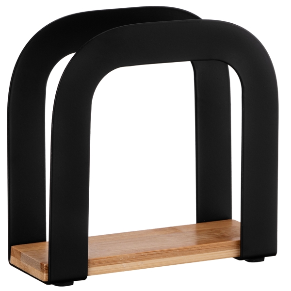 ხელსახოცის ჩასადები Ardesto AR0911BB Midori, Napkin Holder, Black