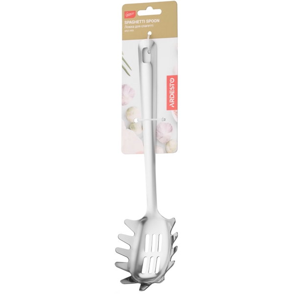 კოვზი სპაგეტისთვის Ardesto AR2145S Gemini, Spaghetti Spoon, Silver