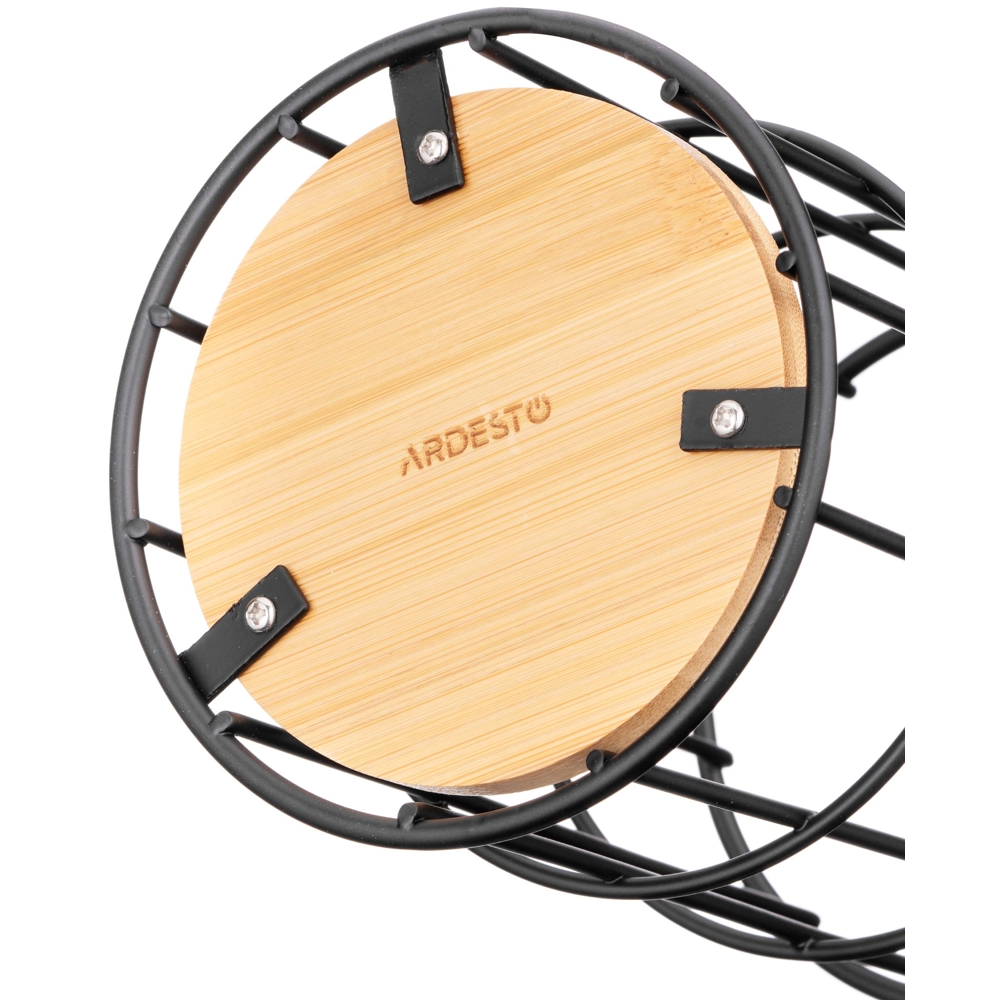 დანაჩანგლის სადგამი Ardesto AR0905B Midori, Cutlery Stand, Black
