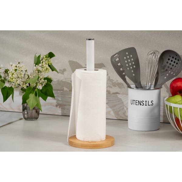 Ardesto AR0913WB Midori, Paper Towel Holder, White