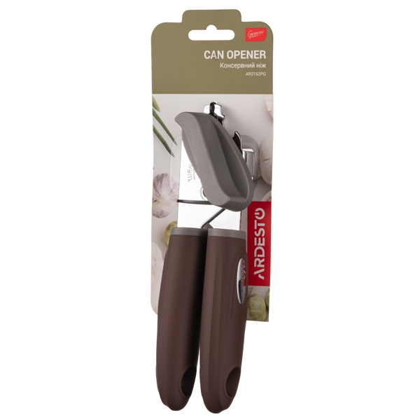 კონსერვის გასახსნელი Ardesto AR2162PG Gemini, Can Opener, Brown