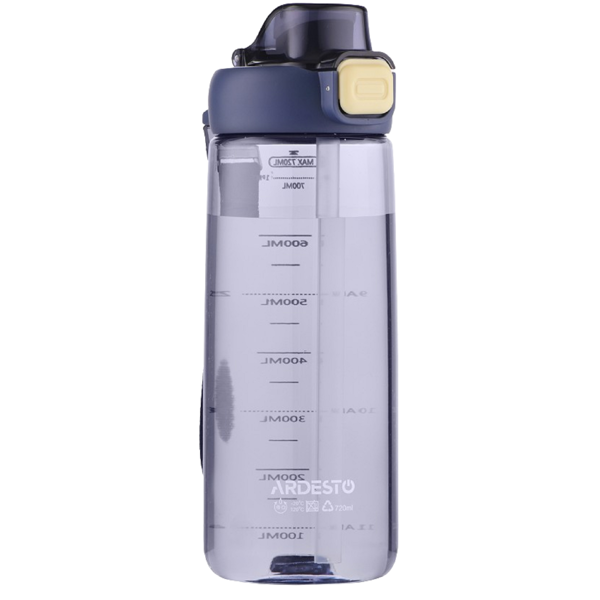 წყლის ბოთლი Ardesto AR2272PV, 720ml, Water Bottle, Dark Blue