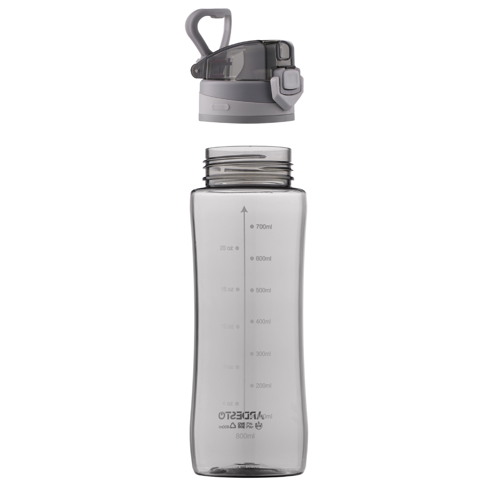 წყლის ბოთლი Ardesto AR2280PG Purity, 0.8l, Water Bottle, Grey