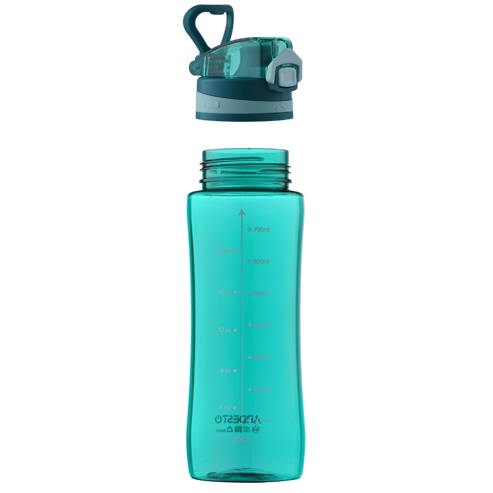 წყლის ბოთლი Ardesto AR2280PB Purity, 0.8l, Water Bottle, Green
