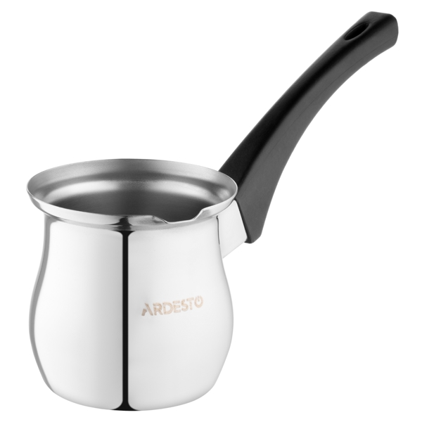 ყავის მადუღარა Ardesto AR0835SB Black Mars, 0.35L, Coffee Pot, Silver