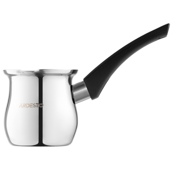 ყავის მადუღარა Ardesto AR0835SB Black Mars, 0.35L, Coffee Pot, Silver