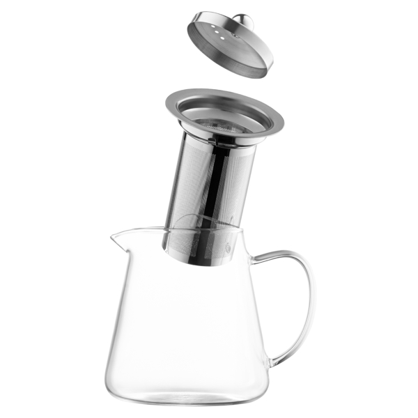 ჩაის ჩაიდანი Ardesto AR1975GM Gemini Milano, 750ML, Tea Pot, Transparent