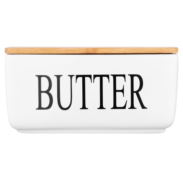 საკარაქე Ardesto AR0908W Midori, Butter Dish, White