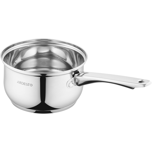 ქვაბი Ardesto AR1916GSS Gemini Gourmet Spoleto, 1.6L, 16cm, Silver