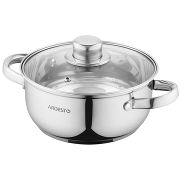 Ardesto AR1918BC Gemini Gourmet Aosta, 1.8L, 18cm, Silver