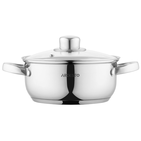 ქვაბი Ardesto AR1918BC Gemini Gourmet Aosta, 1.8L, 18cm, Silver