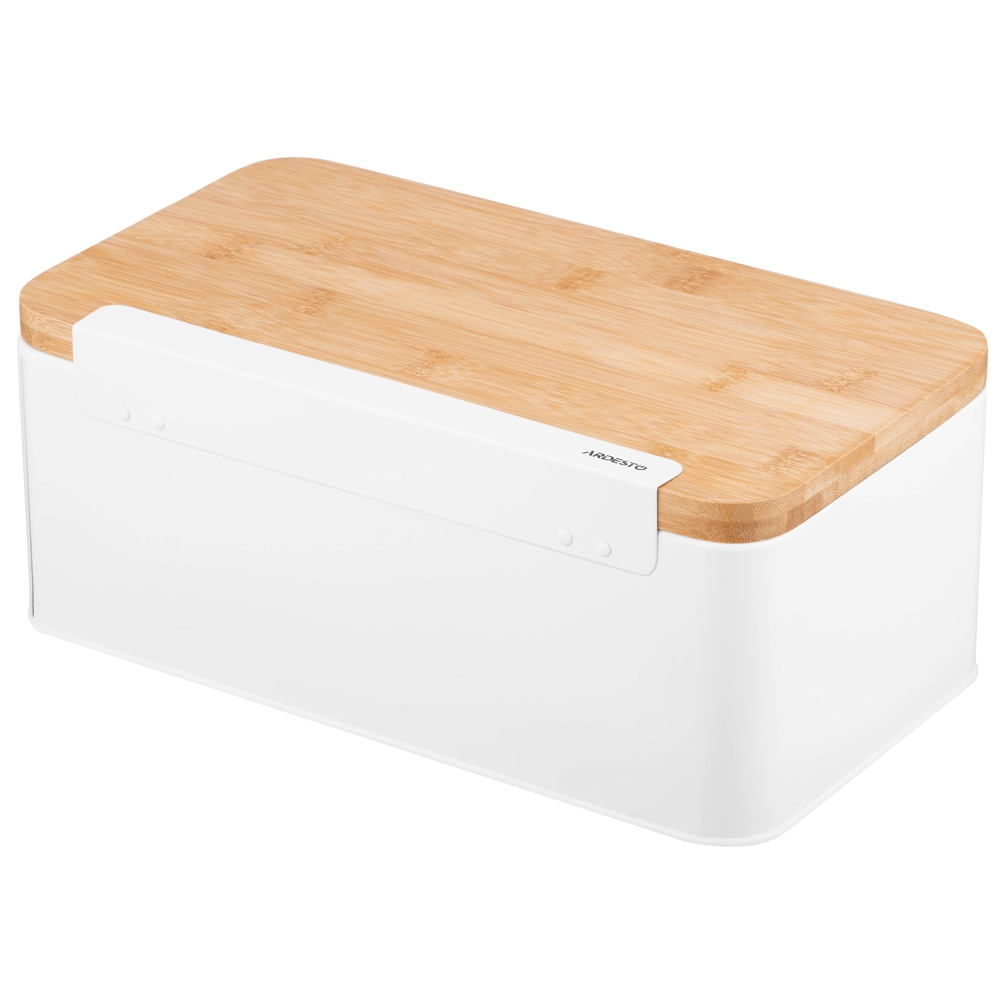 Ardesto AR0914WB Midori, Bread Bin, White